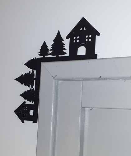 Décoration de porte - Noël